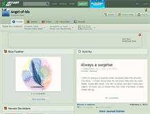 Tablet Screenshot of angel-of-isis.deviantart.com
