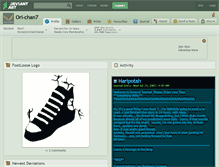 Tablet Screenshot of ori-chan7.deviantart.com