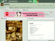 Tablet Screenshot of alhambra.deviantart.com