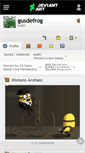 Mobile Screenshot of gusdefrog.deviantart.com