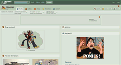 Desktop Screenshot of devorer.deviantart.com