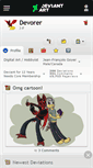 Mobile Screenshot of devorer.deviantart.com