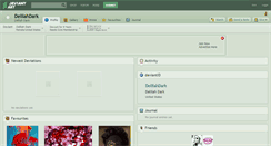 Desktop Screenshot of delilahdark.deviantart.com