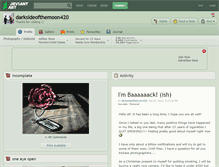 Tablet Screenshot of darksideofthemoon420.deviantart.com