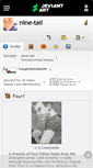 Mobile Screenshot of nine-tail.deviantart.com