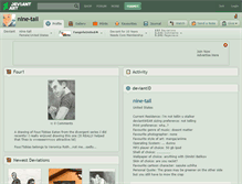 Tablet Screenshot of nine-tail.deviantart.com