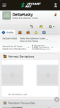 Mobile Screenshot of deltahusky.deviantart.com
