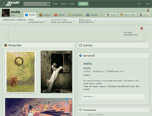 Tablet Screenshot of mohis.deviantart.com