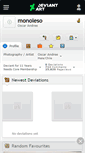 Mobile Screenshot of monoleso.deviantart.com