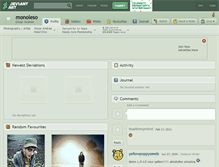 Tablet Screenshot of monoleso.deviantart.com