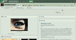 Desktop Screenshot of makiingwavejoseph.deviantart.com