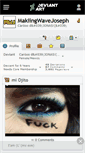 Mobile Screenshot of makiingwavejoseph.deviantart.com