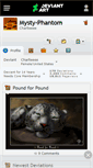 Mobile Screenshot of mysty-phantom.deviantart.com