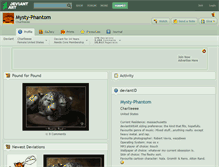 Tablet Screenshot of mysty-phantom.deviantart.com