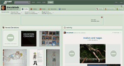 Desktop Screenshot of draculablade.deviantart.com