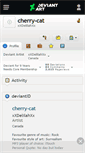 Mobile Screenshot of cherry-cat.deviantart.com