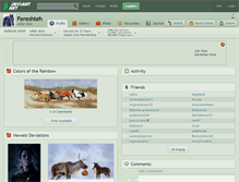 Tablet Screenshot of fereshteh.deviantart.com