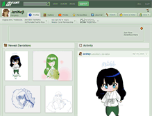 Tablet Screenshot of jenineji.deviantart.com