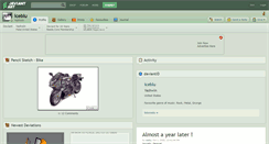 Desktop Screenshot of iceblu.deviantart.com