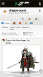 Mobile Screenshot of dragon-quest.deviantart.com