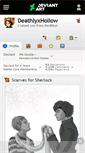 Mobile Screenshot of deathlyxhollow.deviantart.com