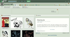 Desktop Screenshot of demonoid-knight.deviantart.com