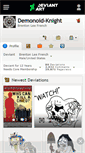 Mobile Screenshot of demonoid-knight.deviantart.com