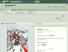 Tablet Screenshot of kawaii-nekochi.deviantart.com