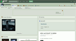 Desktop Screenshot of nyxdreams.deviantart.com