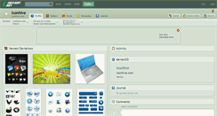 Desktop Screenshot of iconhive.deviantart.com