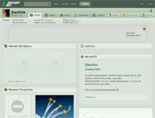 Tablet Screenshot of jbautista.deviantart.com