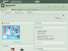 Tablet Screenshot of happycandyplz.deviantart.com