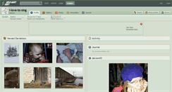 Desktop Screenshot of i-love-to-sing.deviantart.com