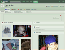 Tablet Screenshot of i-love-to-sing.deviantart.com