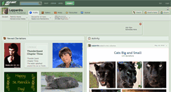 Desktop Screenshot of leppardra.deviantart.com