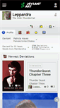 Mobile Screenshot of leppardra.deviantart.com