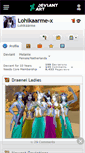 Mobile Screenshot of lohikaarme-x.deviantart.com