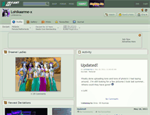 Tablet Screenshot of lohikaarme-x.deviantart.com