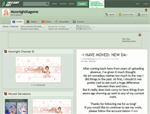 Tablet Screenshot of moonlightkagome.deviantart.com