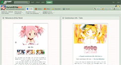 Desktop Screenshot of kurumierika.deviantart.com