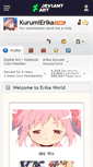 Mobile Screenshot of kurumierika.deviantart.com