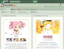 Tablet Screenshot of kurumierika.deviantart.com