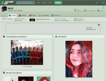 Tablet Screenshot of idryll.deviantart.com