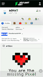Mobile Screenshot of admx.deviantart.com