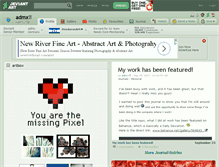 Tablet Screenshot of admx.deviantart.com