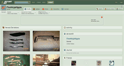 Desktop Screenshot of fireninjahippie.deviantart.com