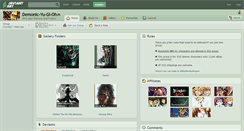 Desktop Screenshot of demonic-yu-gi-oh.deviantart.com