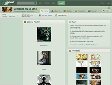 Tablet Screenshot of demonic-yu-gi-oh.deviantart.com