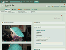 Tablet Screenshot of devon-stryker.deviantart.com