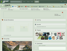 Tablet Screenshot of crick79.deviantart.com